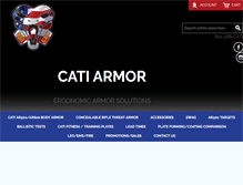 Tablet Screenshot of catiarmor.com